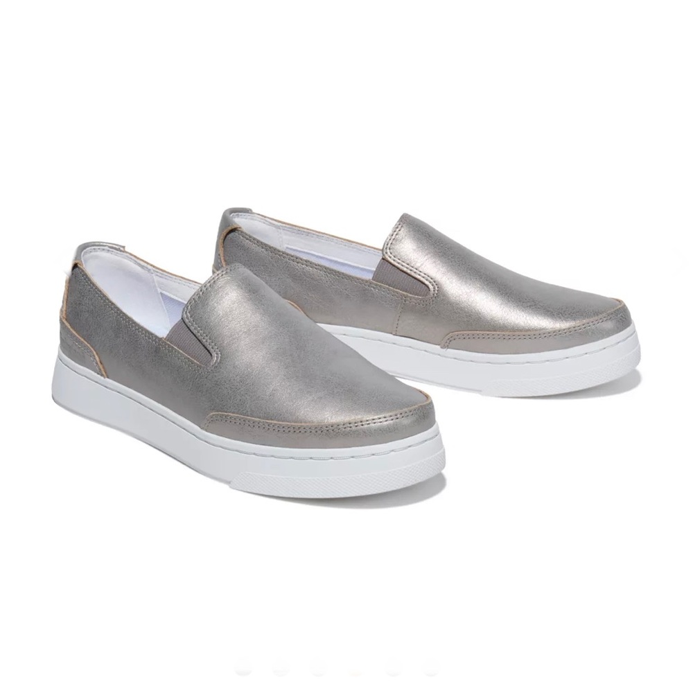 Women timberland ATLANTA GREEN SLIP-ON SHOE FOR WOMEN IN SILVER